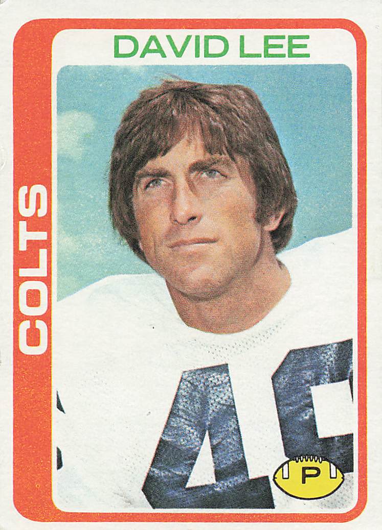 1978 Topps Football David Lee #171