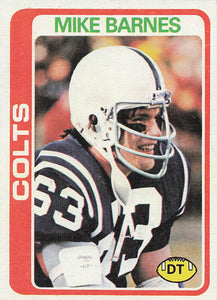 1978 Topps Football Mike Barnes #129