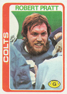 1978 Topps Football Robert Pratt #109