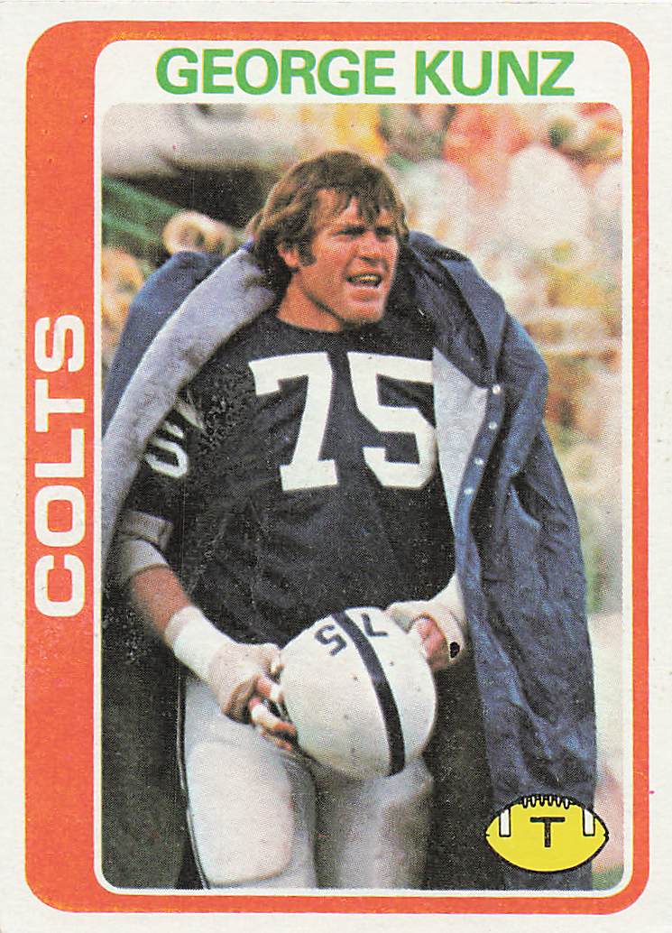 1978 Topps Football George Kunz #220