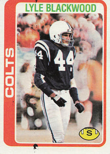 1978 Topps Football Lyle Blackwood #89
