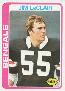1978 Topps Football Jim LeClair #14