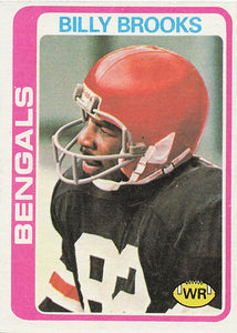 1978 Topps Football Billy Brooks #74 Rookie