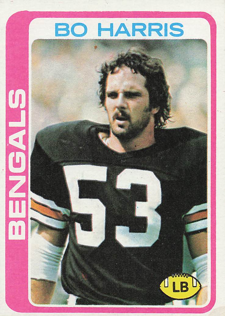 1978 Topps Football Bo Harris #249 Rookie