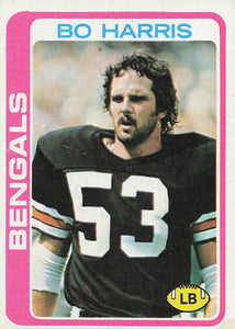 1978 Topps Football Bo Harris #249 Rookie