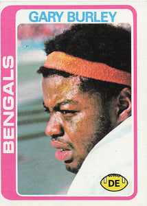 1978 Topps Football Gary Burley #395 Rookie