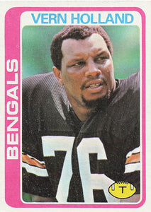 1978 Topps Football Vern Holland #474