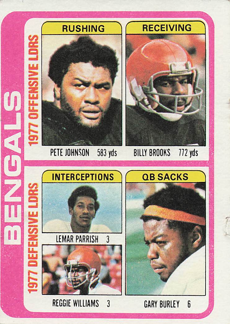 1978 Topps Johnson / Brooks / Parrish / Williams / Burley #505