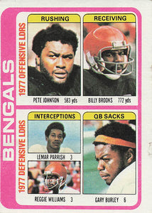 1978 Topps Johnson / Brooks / Parrish / Williams / Burley #505