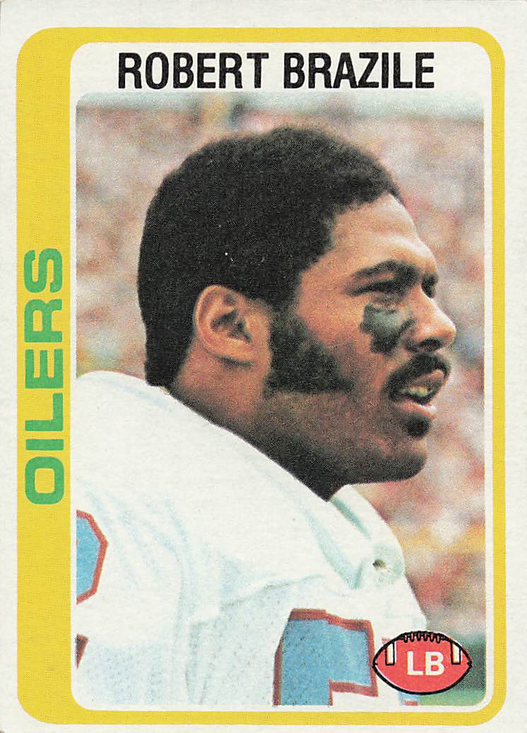 1978 Topps Football Robert Brazile #337