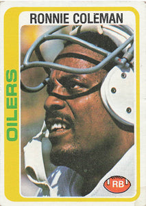 1978 Topps Football Ronnie Coleman #258