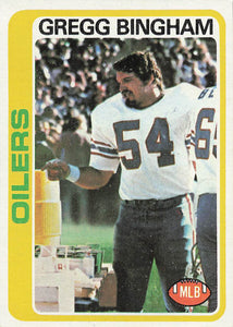 1978 Topps Football Gregg Bingham #224