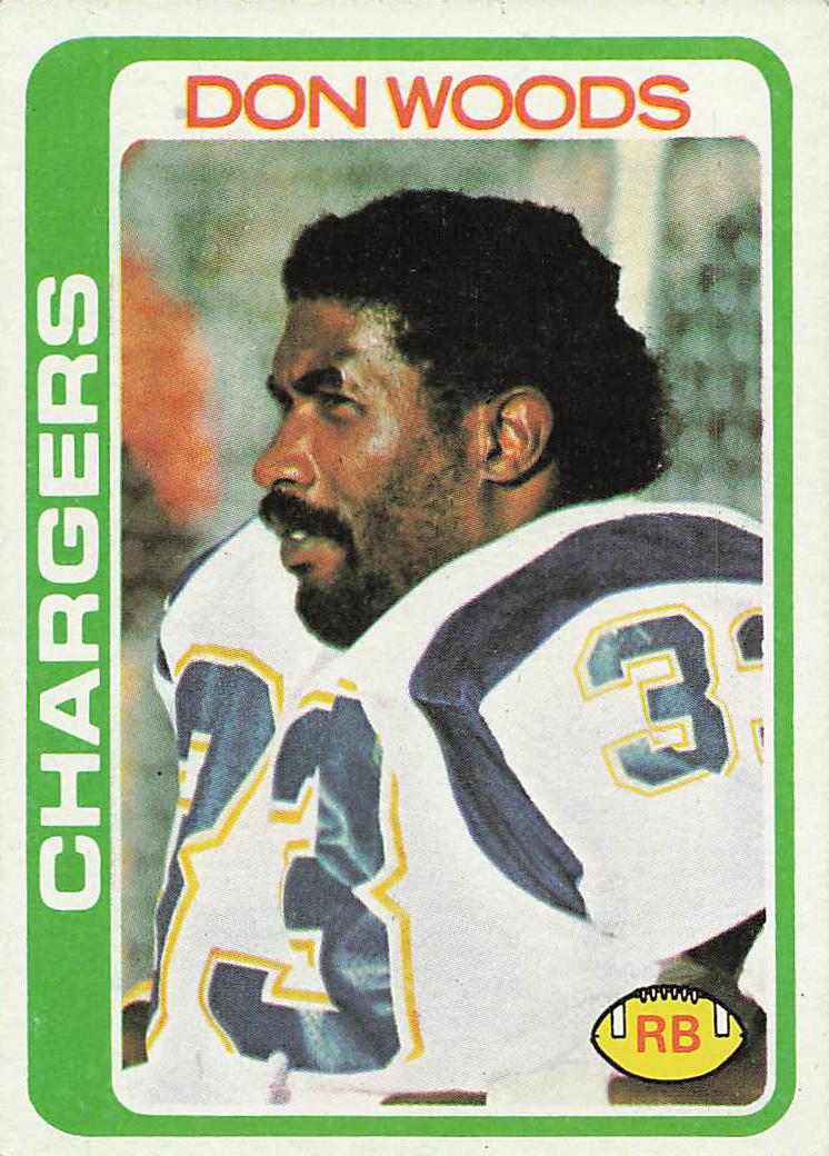 1978 Topps Football Don Woods #459