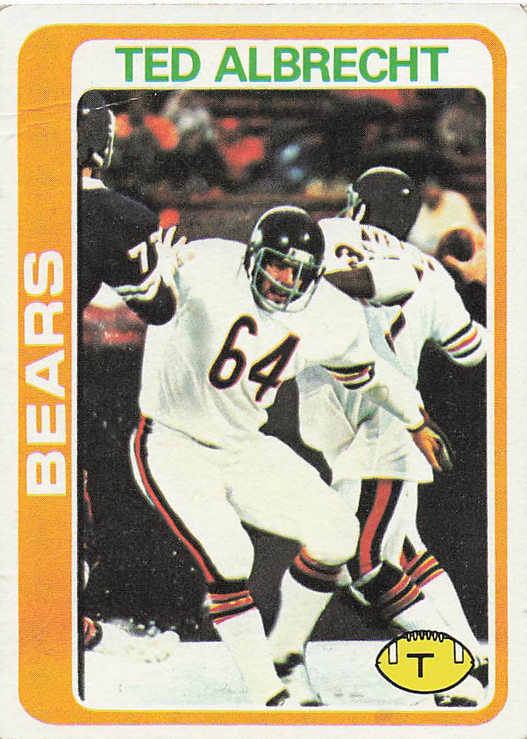 1978 Topps Football Ted Albrecht #298 Rookie