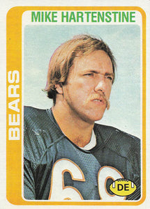 1978 Topps Football Mike Hartenstine #72