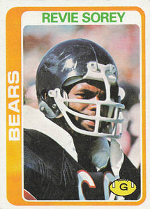 1978 Topps Football Revie Sorey #250