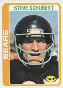 1978 Topps Football Steve Schubert #154