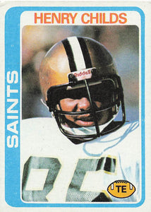 1978 Topps Football Henry Childs #463