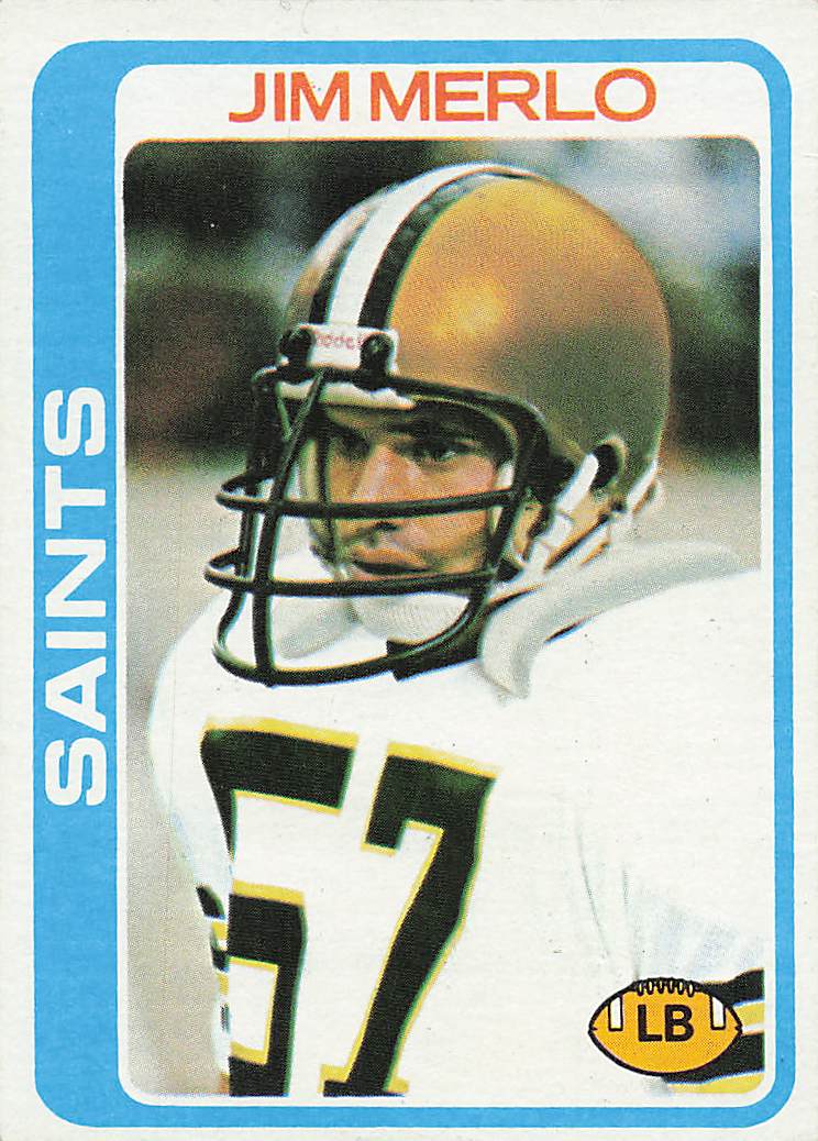 1978 Topps Football Jim Merlo #98