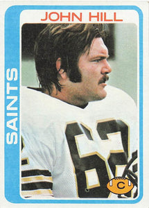 1978 Topps Football John Hill #296