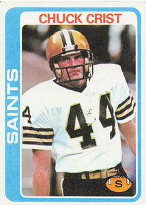 1978 Topps Football Chuck Crist #266 Rookie