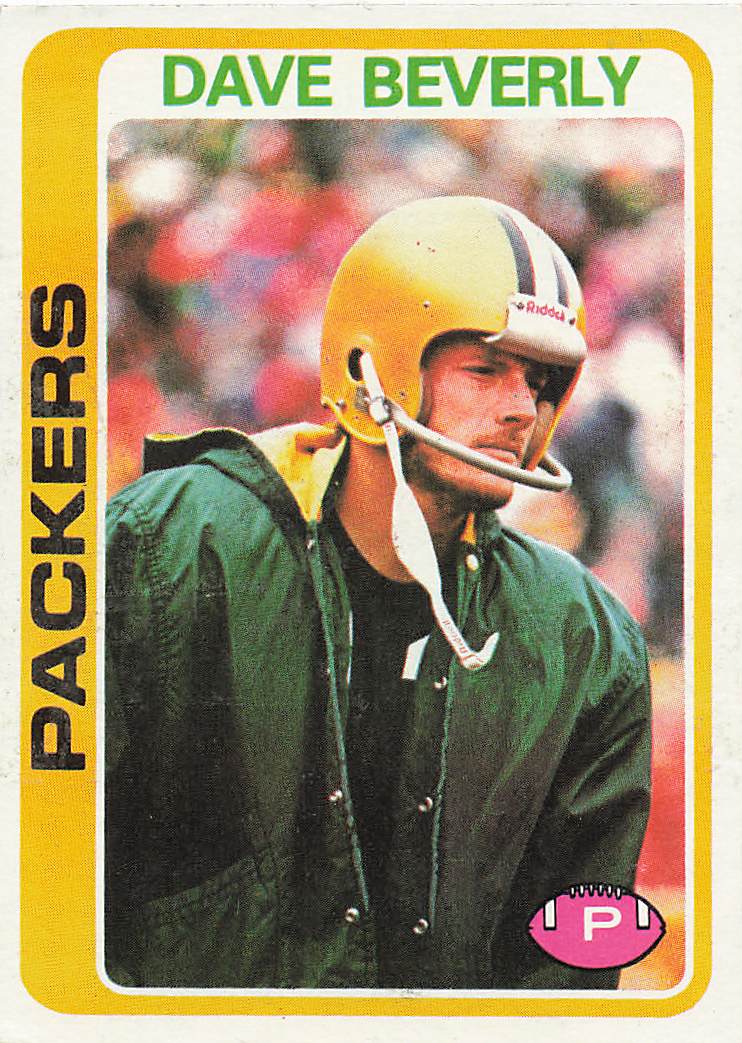 1978 Topps Football Dave Beverly #303