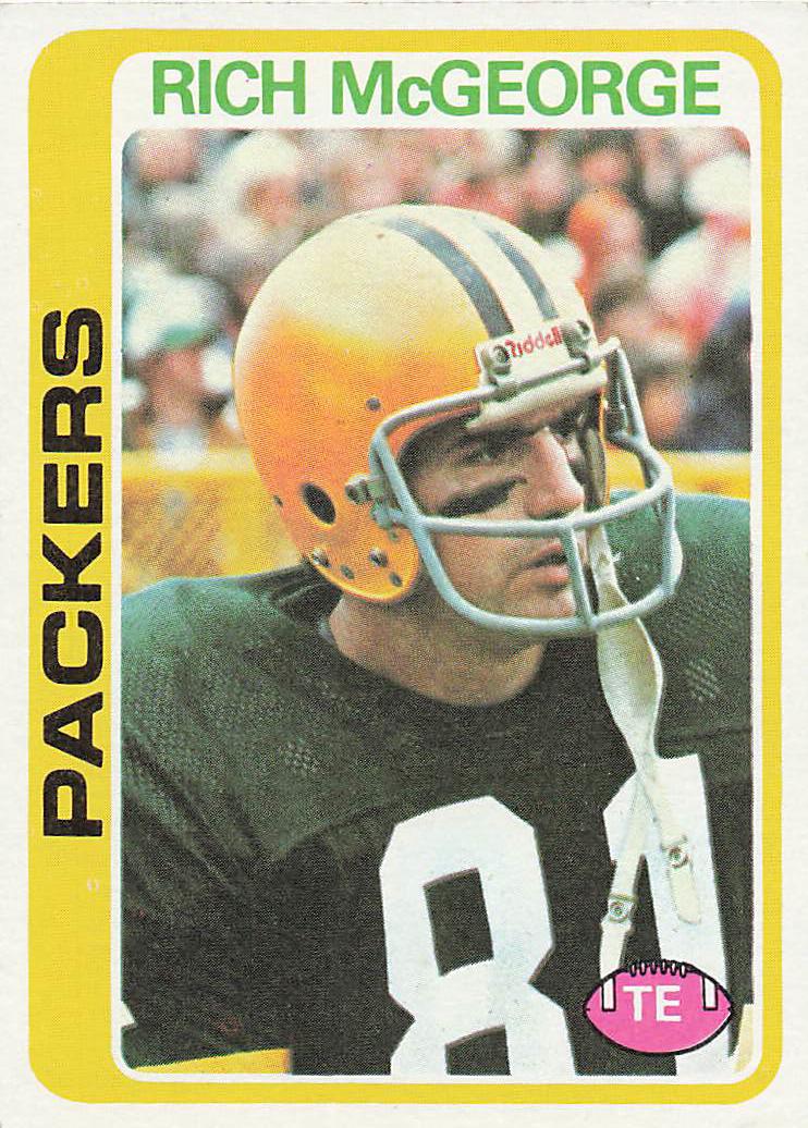1978 Topps Football Rich McGeorge #39