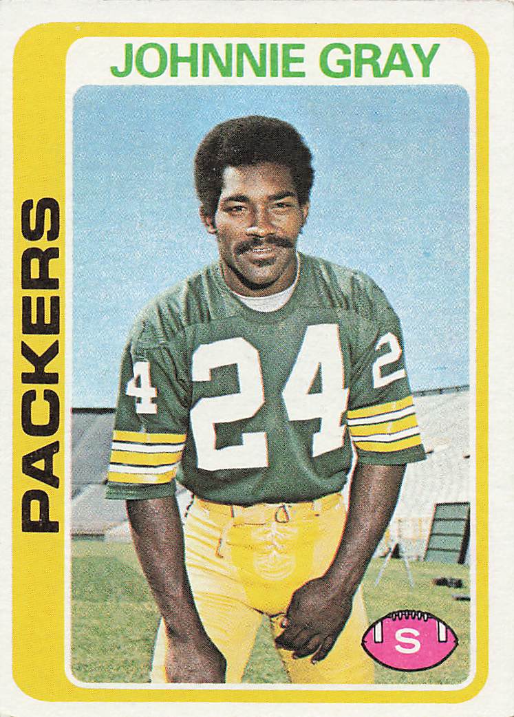 1978 Topps Football Johnnie Gray #138