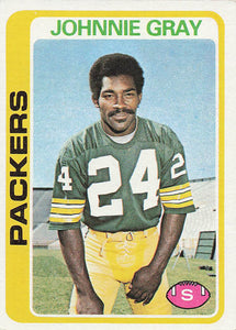 1978 Topps Football Johnnie Gray #138