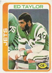 1978 Topps Football Ed Taylor #227 Rookie