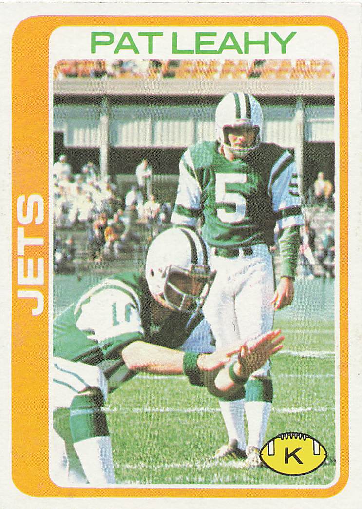 1978 Topps Football Pat Leahy #482