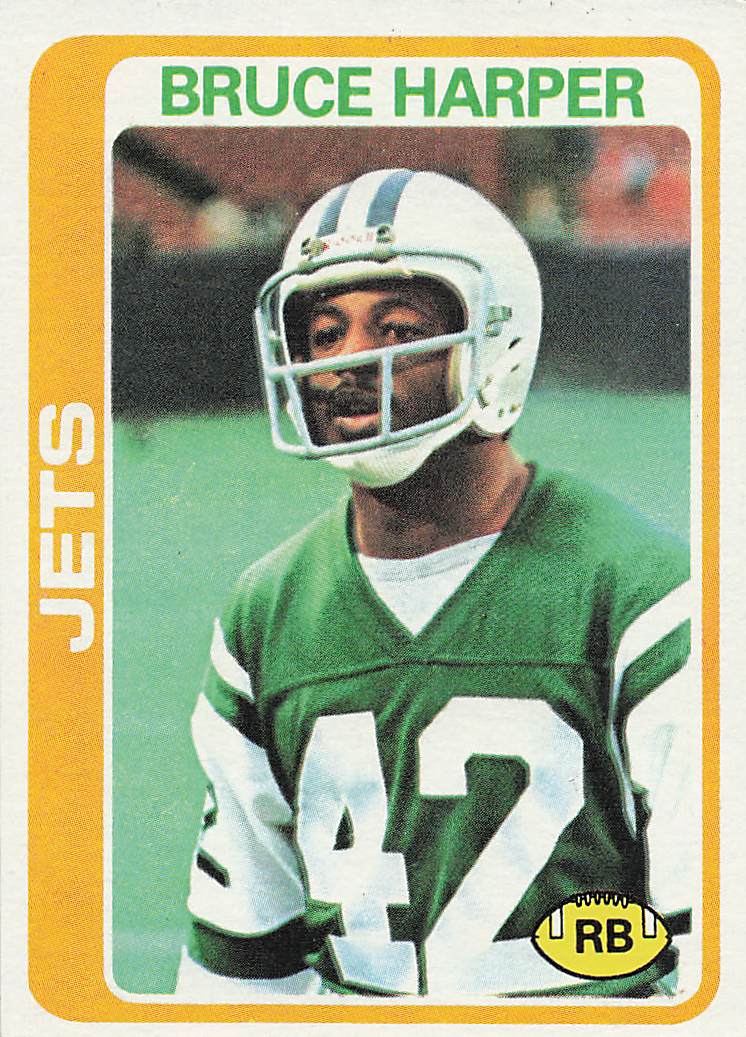 1978 Topps Football Bruce Harper #362 Rookie