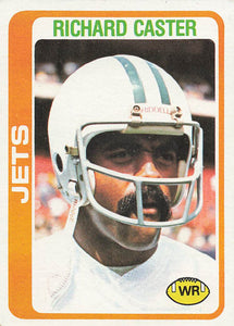 1978 Topps Football Richard Caster #21