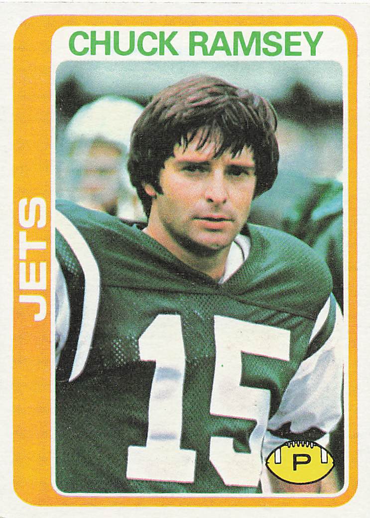 1978 Topps Football Chuck Ramsey #186 Rookie