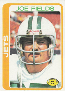 1978 Topps Football Joe Fields #161