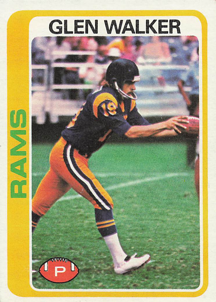 1978 Topps Football Glen Walker #479 Rookie