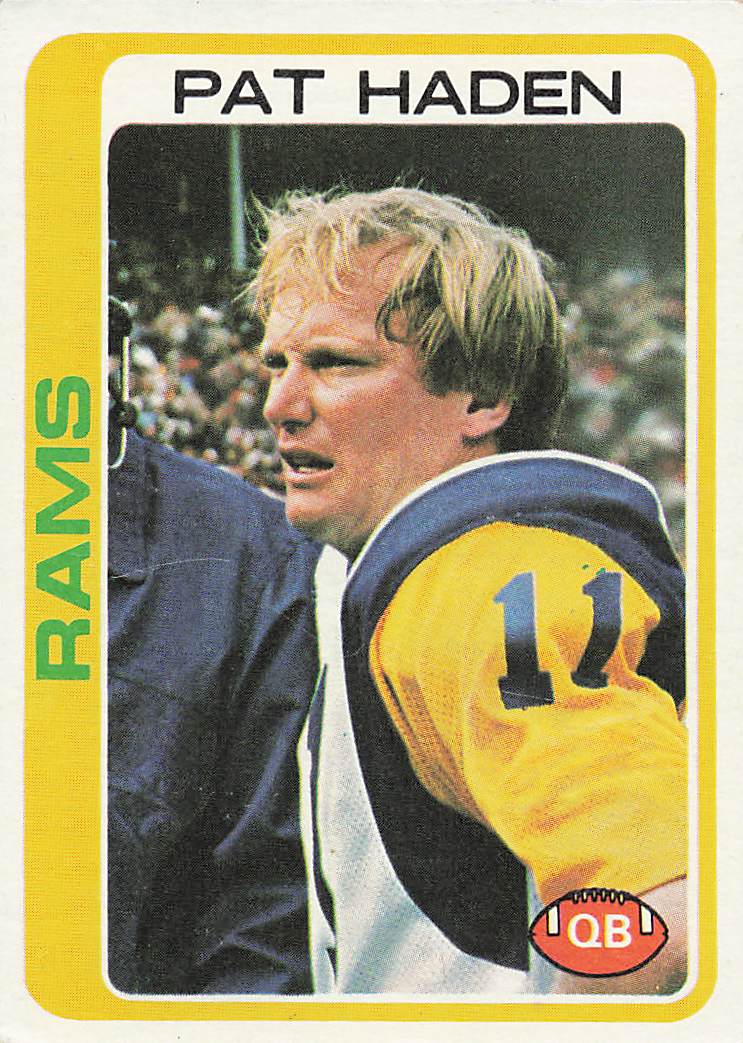 1978 Topps Football Pat Haden #346