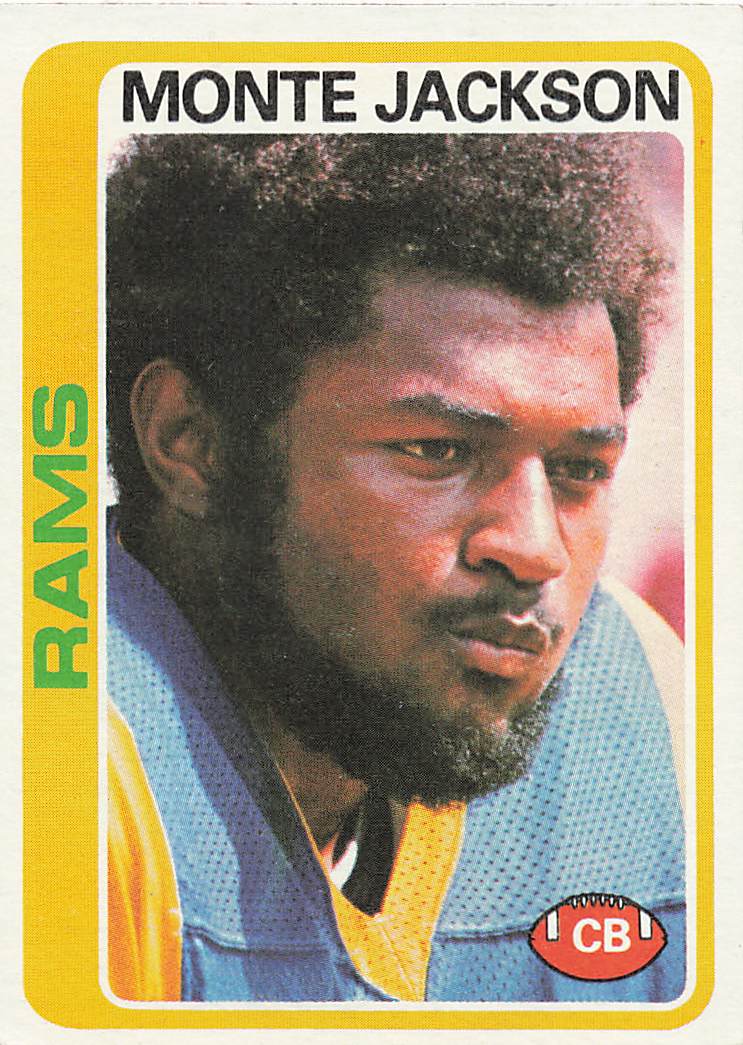 1978 Topps Football Monte Jackson #180