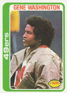 1978 Topps Football Gene Washington #403