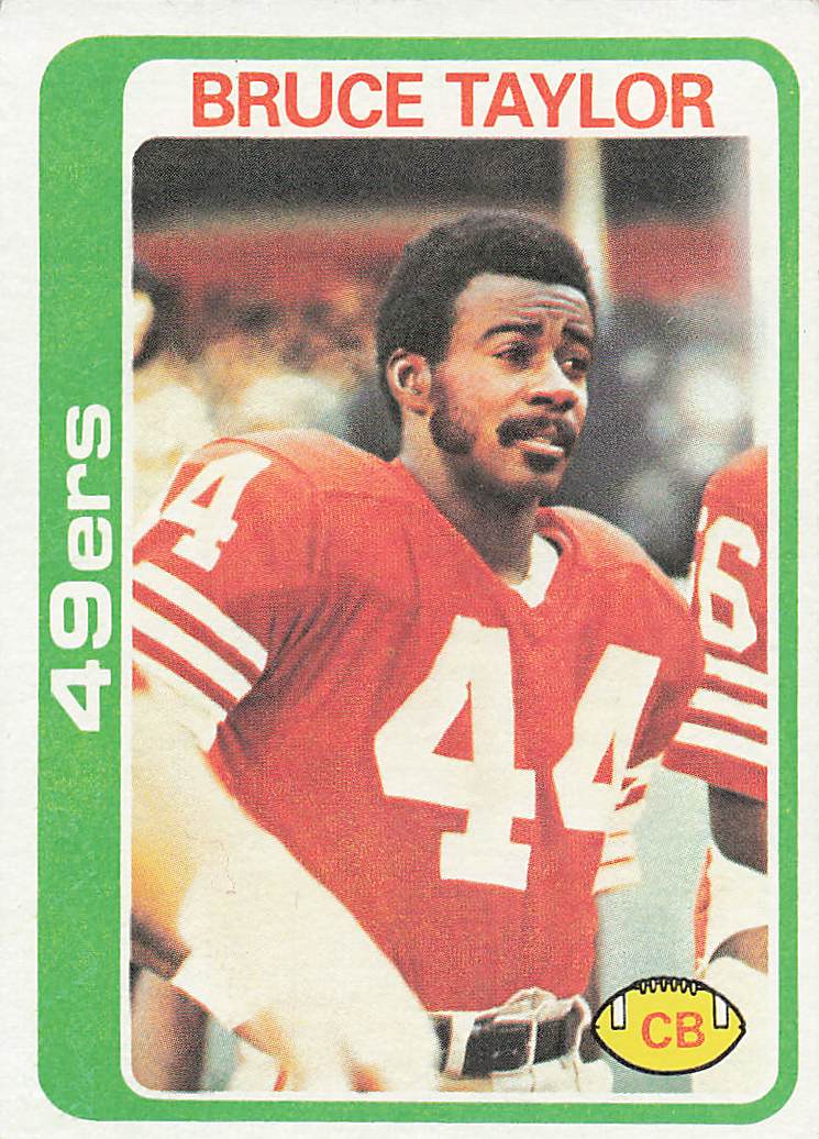 1978 Topps Football Bruce Taylor #348