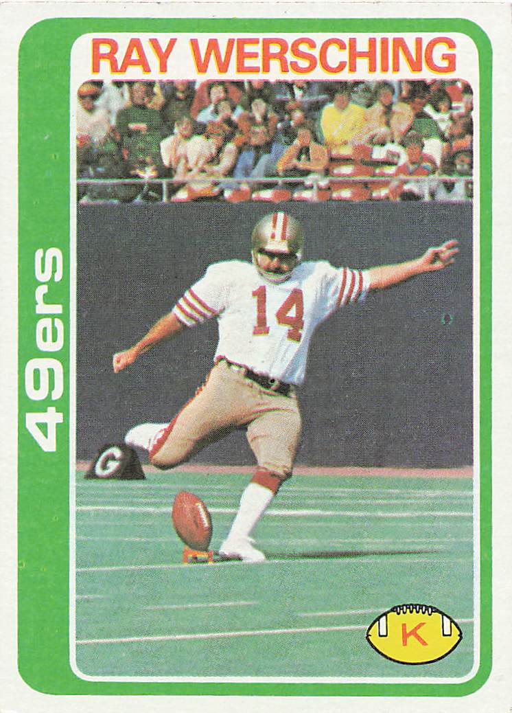 1978 Topps Football Ray Wersching #197
