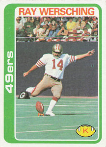 1978 Topps Football Ray Wersching #197