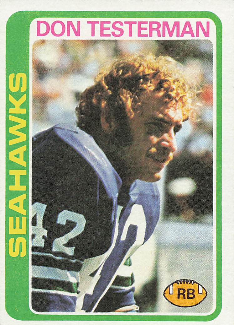 1978 Topps Football Don Testerman #219 Rookie