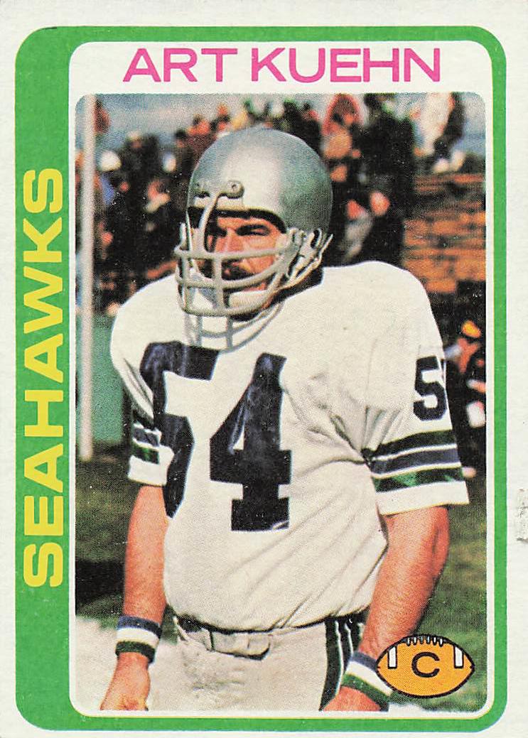 1978 Topps Football Art Kuehn #43