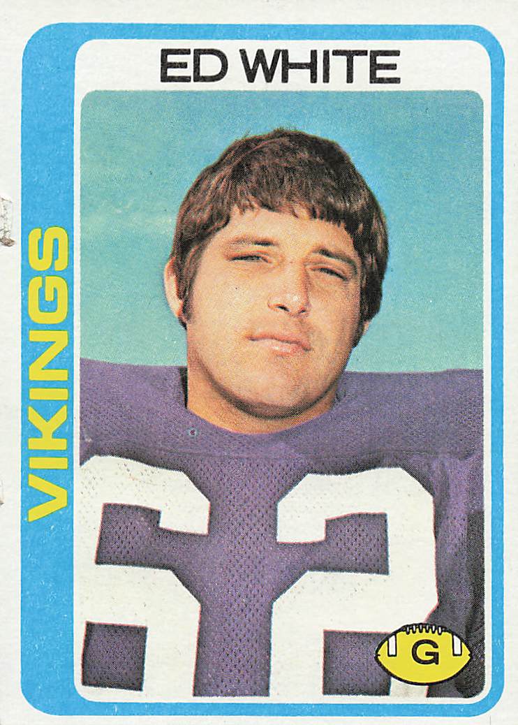 1978 Topps Football Ed White #163