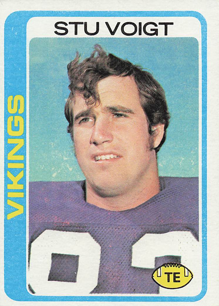 1978 Topps Football Stu Voigt #489