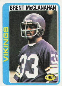 1978 Topps Football Brent McClanahan #274