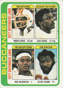 1978 Topps Football Owens / Hagins / Washington / Selmon #527