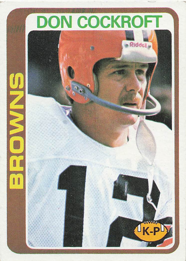1978 Topps Football Don Cockroft #33