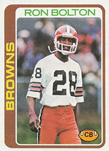 1978 Topps Football Ron Bolton #329